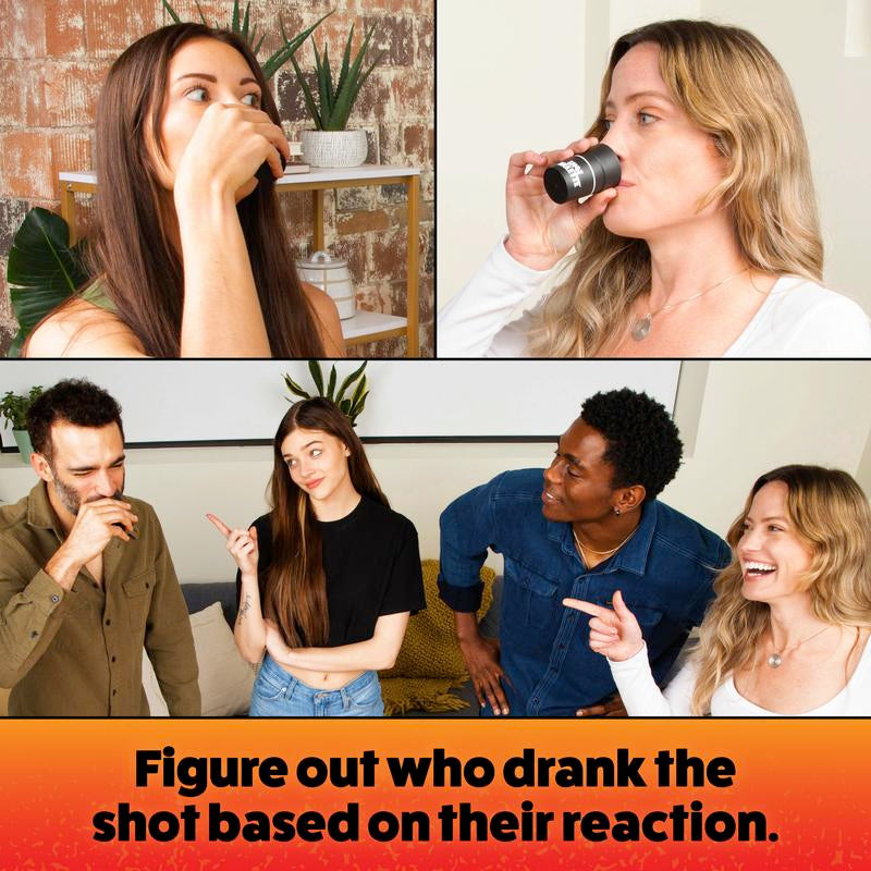 Shot Roulette by Buzzed - Drinking Game for Adults 21+ | Poker Face Party Challenge with a Twist