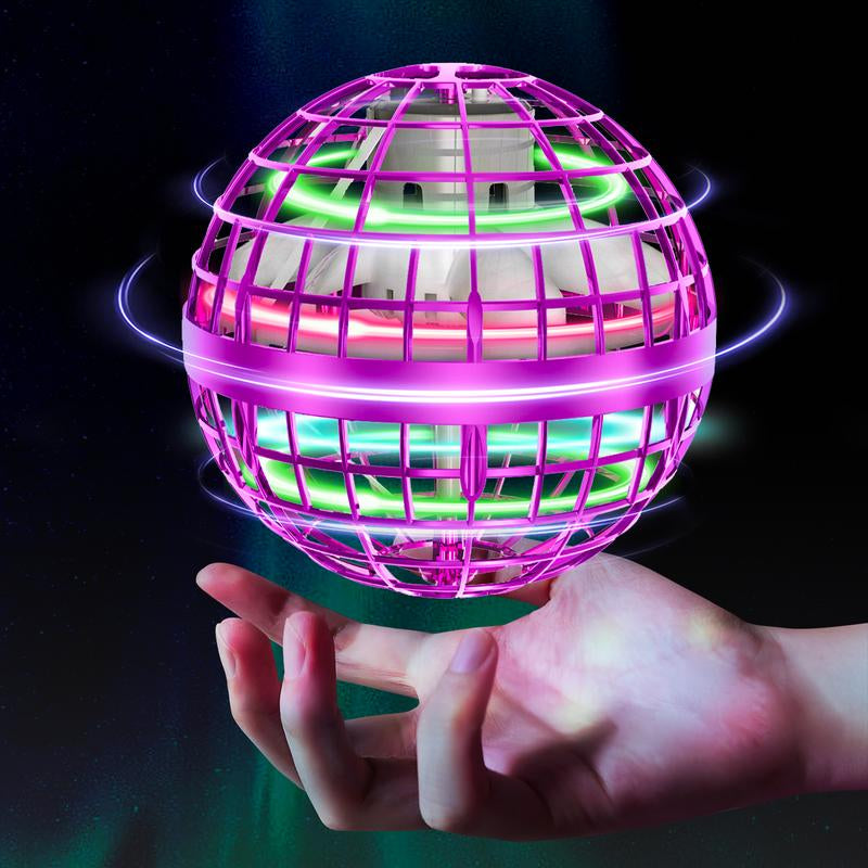 Tikduck Flying Orb Ball Toys Educational Gift Multicoloured Game Boomerang Hand Controlled Mini Drone Cosmic Globe Spinning Boys Girls Outdoor