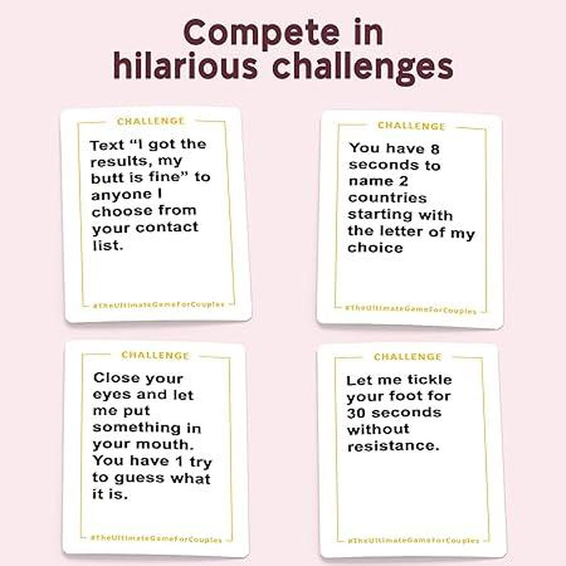 The Ultimate Game for Couples - Great Conversations and Fun Challenges for Date Night - Perfect ...