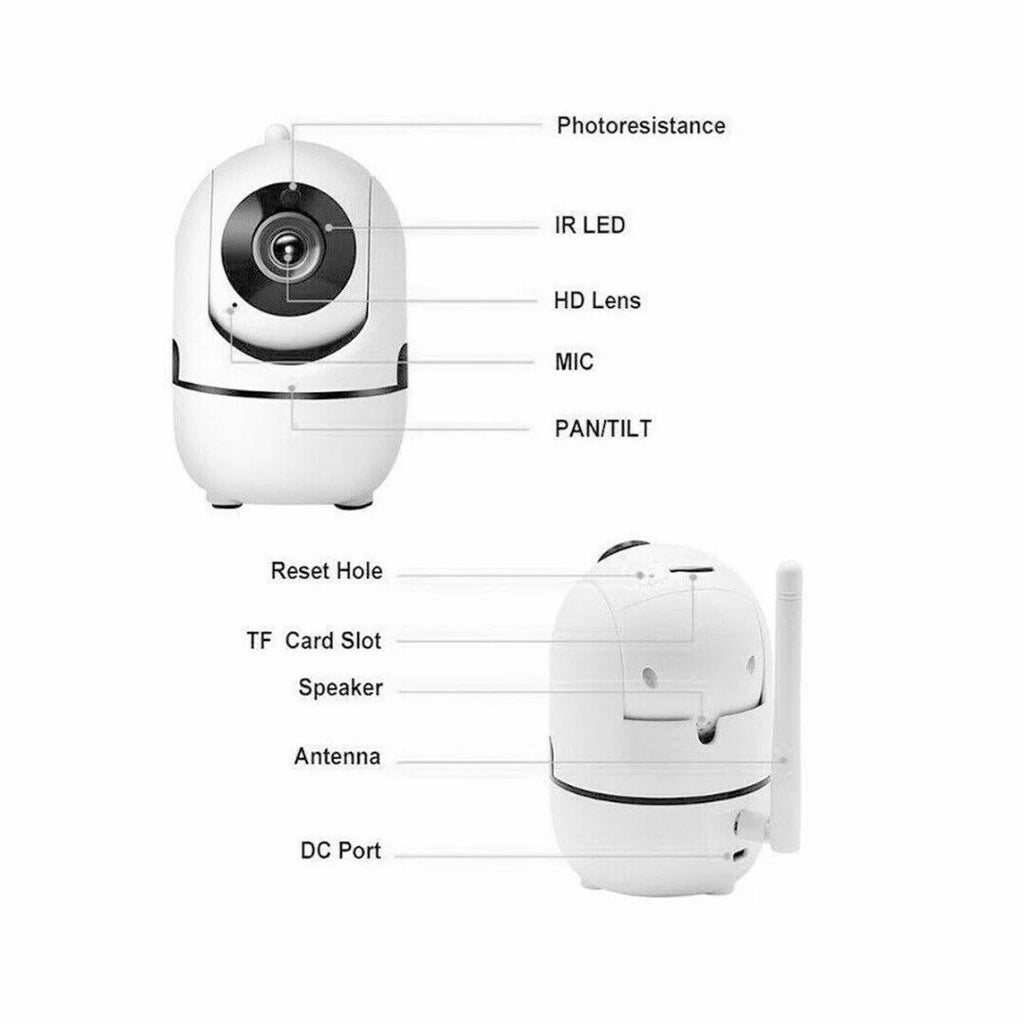 1080P Wifi Wireless Indoor Home Security Camera Night Vision Baby Pet Monitor