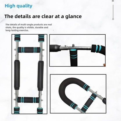 Arm Trainer, 60-110Lb Adjustable Chest Workout Equipment, Arm Trainer, Arm Strength Trainer, Portable Power Twister Bar,Portable Spring Resistance for Home Workout Equipment