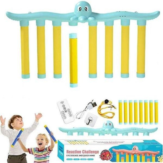 Reflex Challenge Game - Reaction Training, Hand Eye Coordination Training, Catching Sticks Game, English Version Hand Eye Coordination Toys.