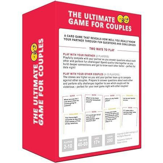 The Ultimate Game for Couples - Great Conversations and Fun Challenges for Date Night - Perfect ...