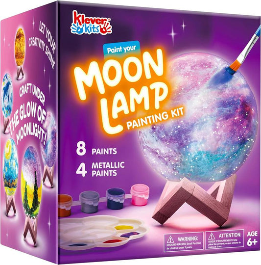2025 Toys for Kids 3D Moon Night Light, DIY Your Own Moon Lamp Kit Galaxy Lamp Arts and Crafts Kit, School Activities, Birthday Gifts for Kids Girls Boys Kids Outdoor Play