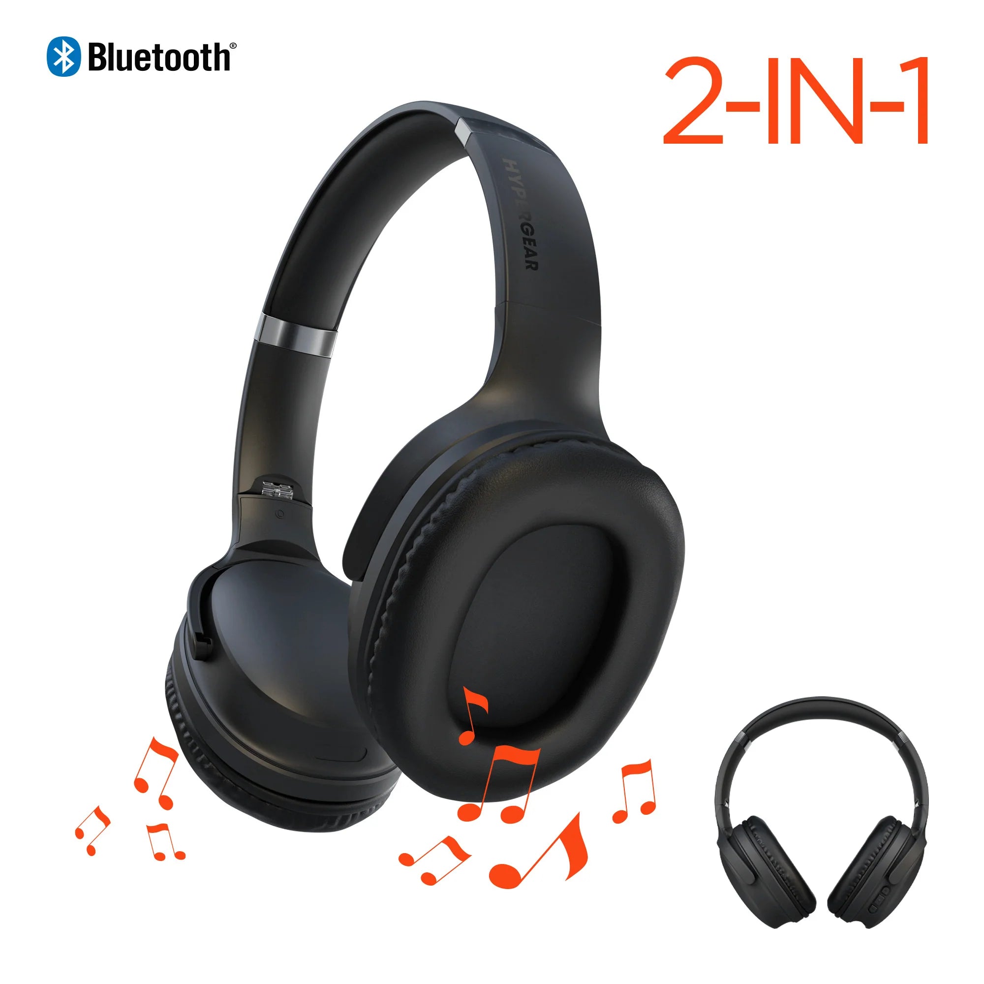 Hypergear 2-in-1 Headphones and Speaker Combo