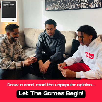 Afraid to Admit | the Party Game for Unpopular Opinions
