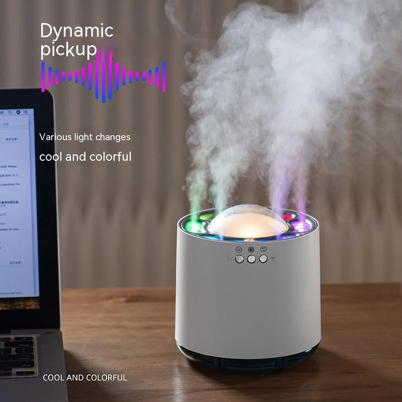 Desktop Mist Humidifier for Office and Home Porous Decor