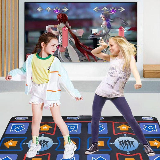 Wireless Dance Mat for TV – Fun Interactive Fitness Game for Kids & Adults | LED Lights, Music & Step Challenge | Tiktok Trending! Remote Neon Game Stick Multifunction Colorful
